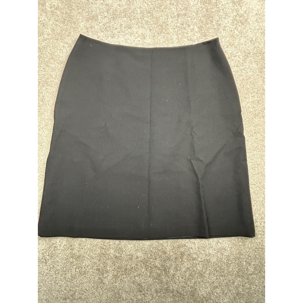 Identity By‎ Lord & Taylor Skirt Womens 12 Black Lined Pencil Career Workwear